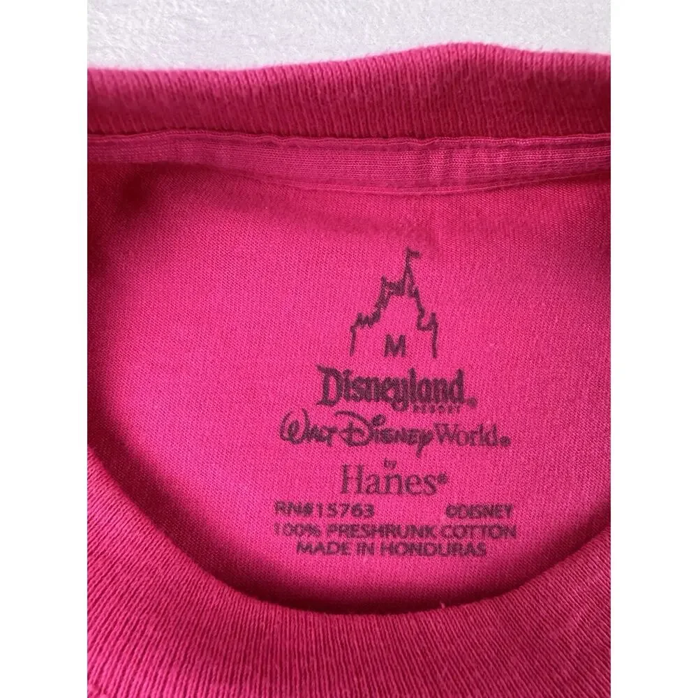 Vintage Disney Parks Mickey Mouse Walt Disney World Pink T-Shirt Women’s Medium